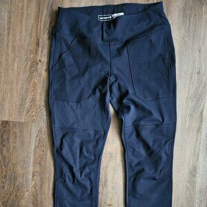 Carhartt navy blue thick stretch utility leggings women's size small